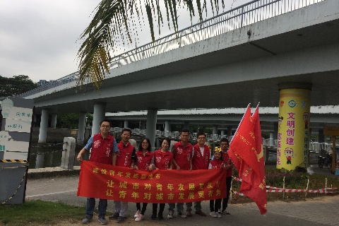 河未来益起行自愿者在行动
